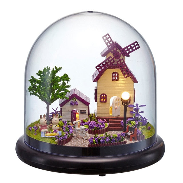 Miniature Dollhouse Globe "Romantic Provence"