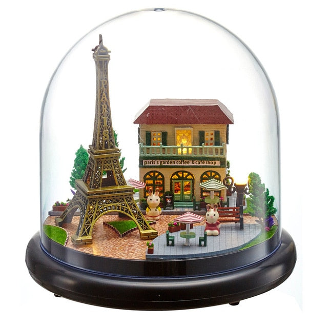 Miniature Dollhouse Globe "Trip to Paris"